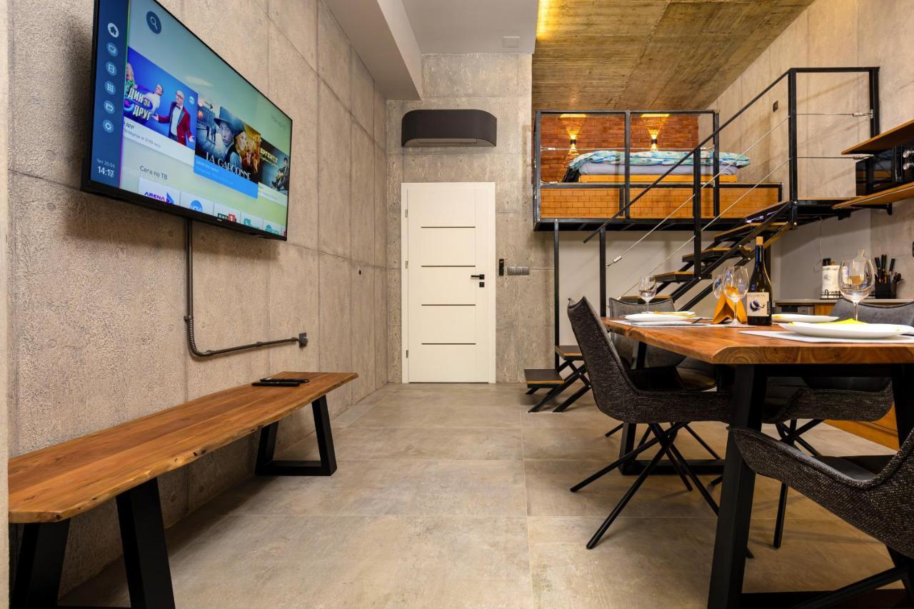 Industrial-Style 2Bd Loft With Parking Spot By Flat Mаnager Διαμέρισμα Φιλιππούπολη Εξωτερικό φωτογραφία